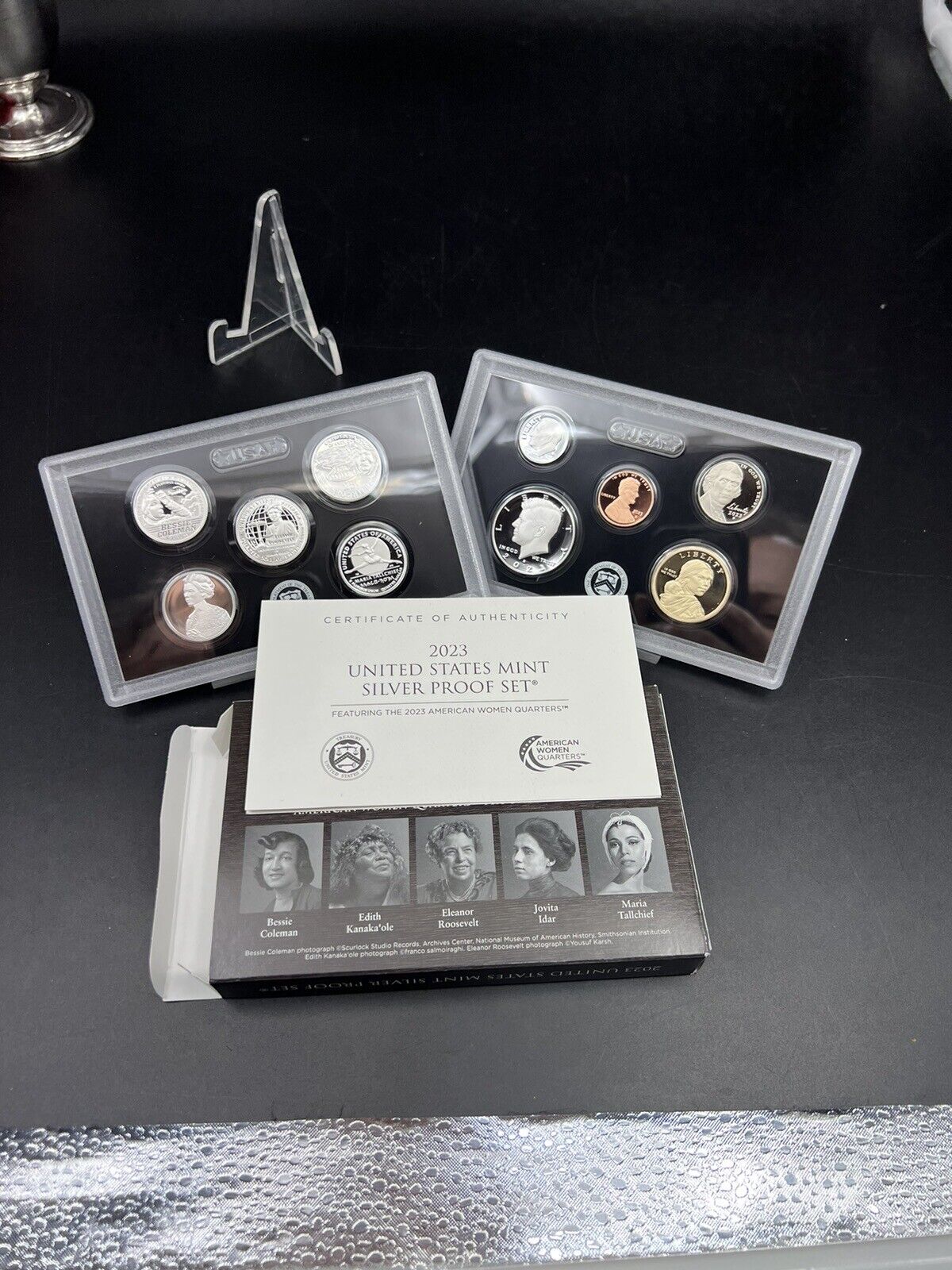 2023 United States Silver Proof Set OGP Box COA 10 Coins w/ Womens Quarters FULL