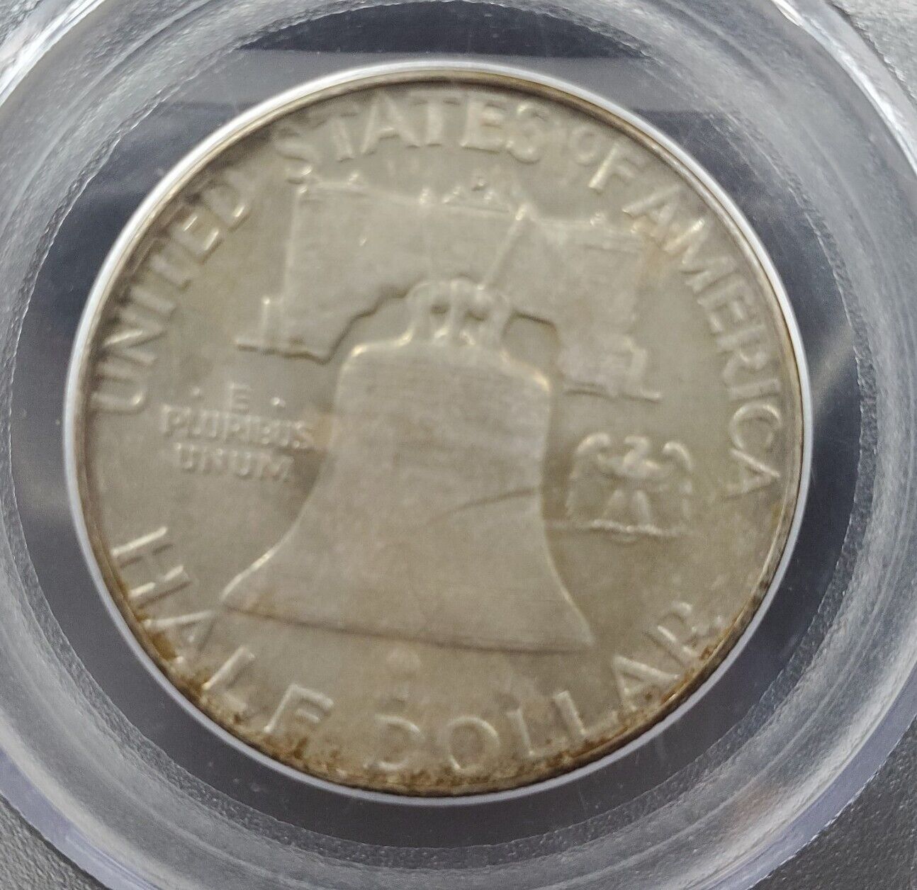 1957 D Franklin Silver Half Dollar Coin PCGS MS65 FBL Neat Toning Toner
