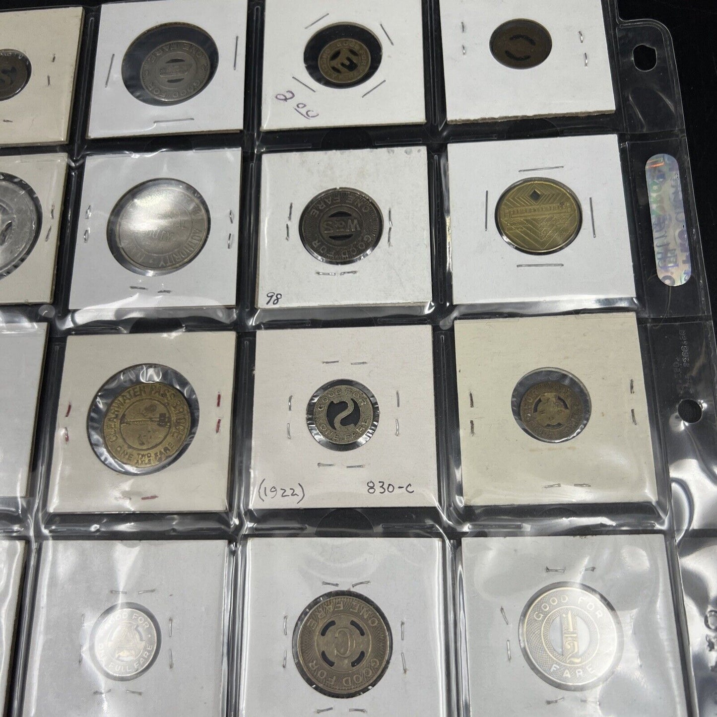 Lot of 20 United States Transit Tokens Coin Collection #4