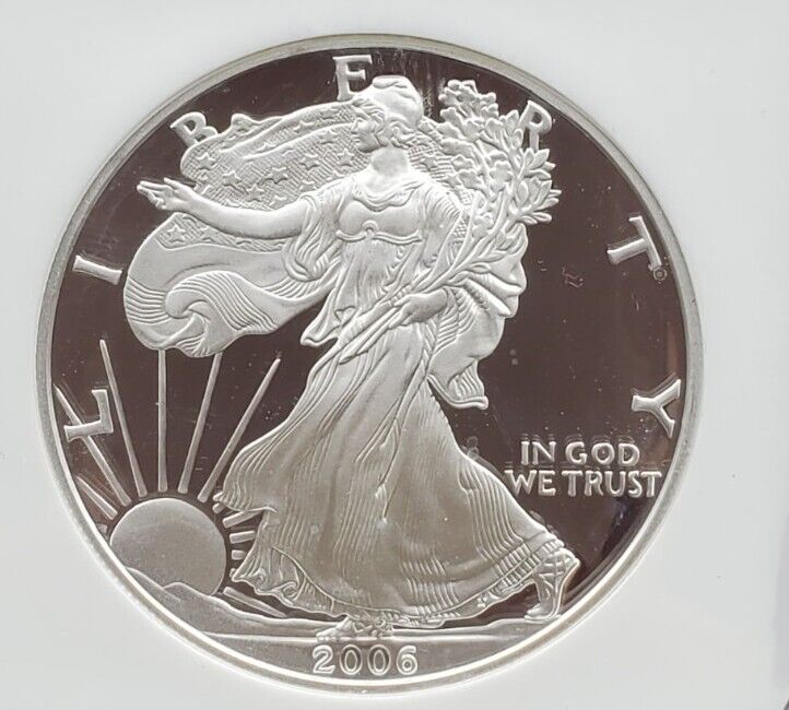 2006 W 1 OZ American 1oz .999 Silver Eagle Coin NGC PF69 UCAM First Strikes