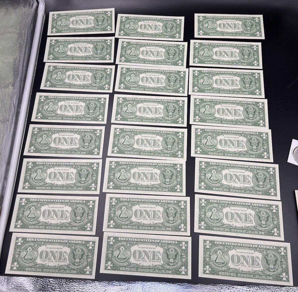 Lot Pack of 99 1963 B Barr FRN Federal Reserve Short Run Series Note UNC Dollar