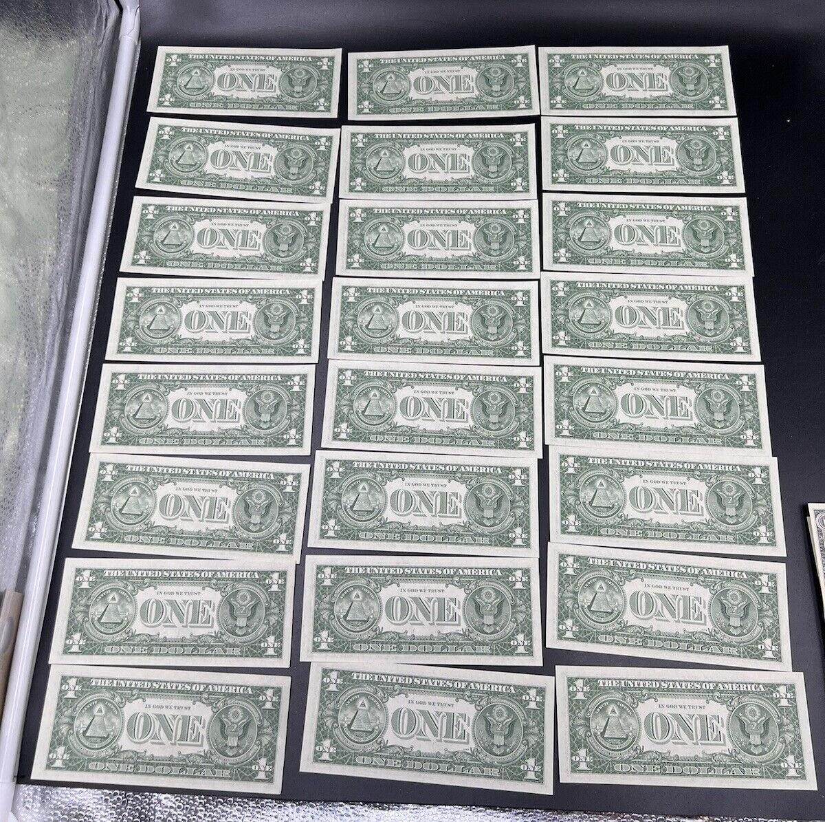 Lot Pack of 99 1963 B Barr FRN Federal Reserve Short Run Series Note UNC Dollar