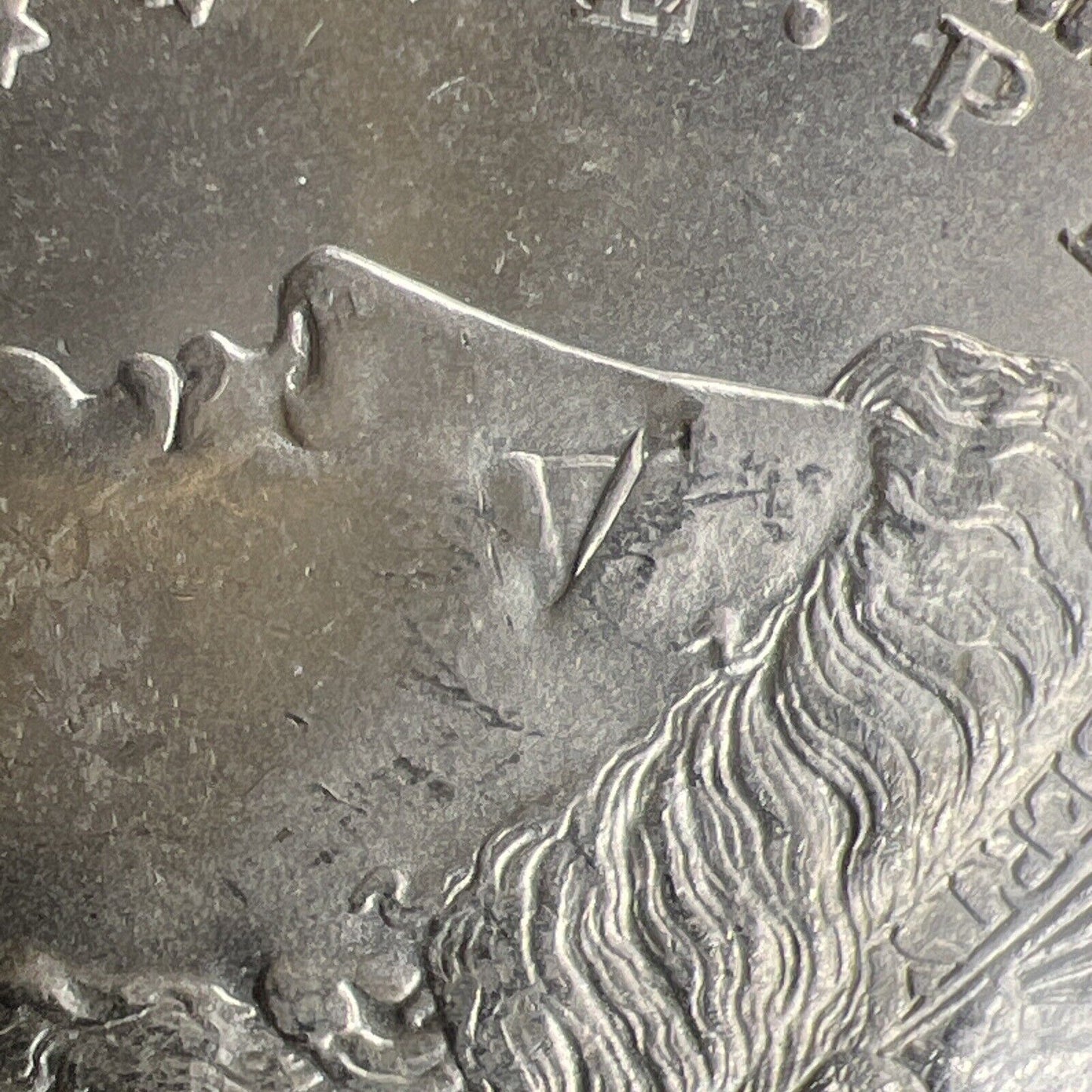 1887 P Morgan Silver Dollar Coin BU UNC Alligator EYE VAM-12 VARIETY VAM