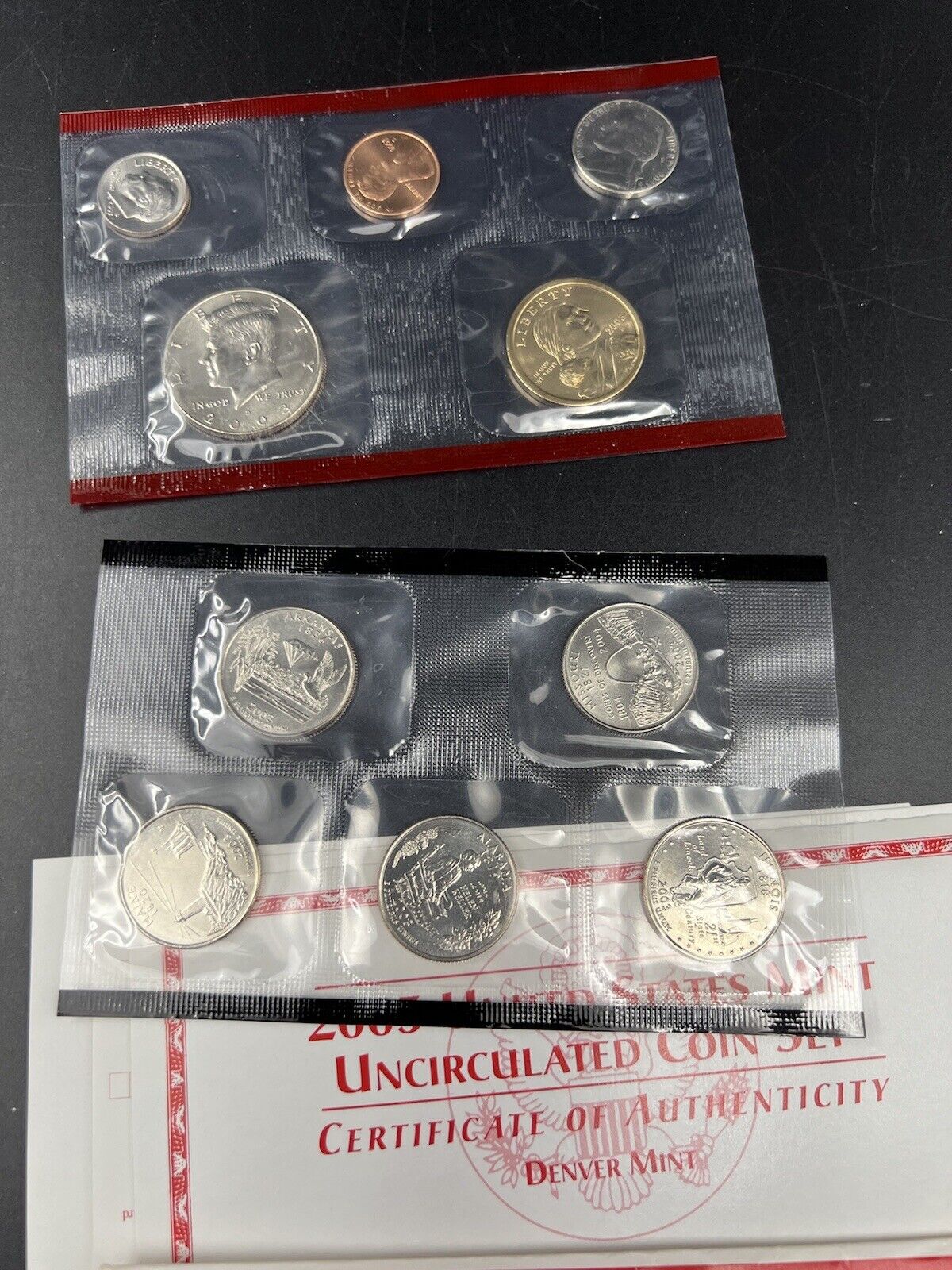 2003  P & D Mint Set BU Unc CLAD Coins United States US Mint OGP
