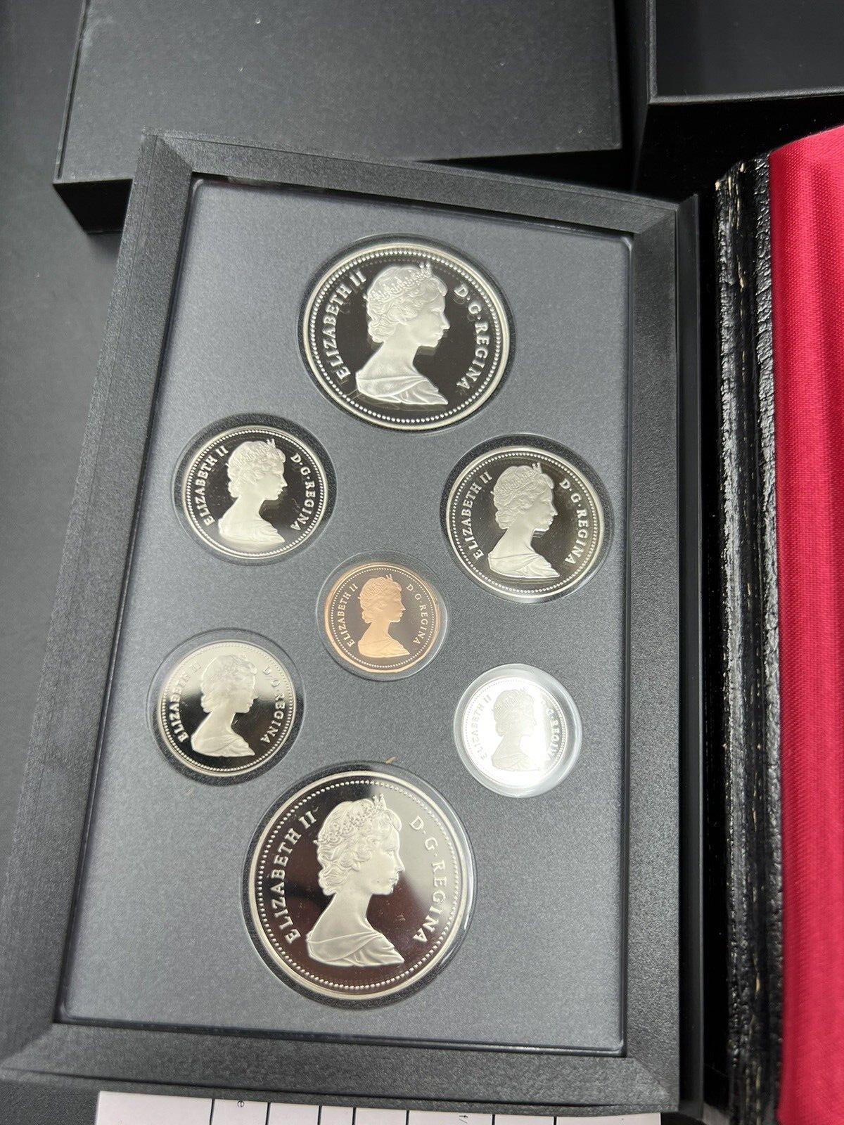 1986 Canada Double Dollar Proof Set Royal Canadian Mint RCM OGP in plastic case