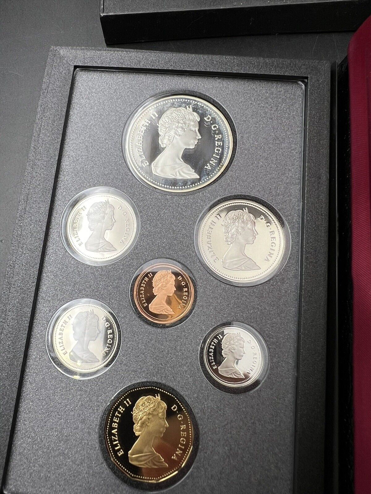 1988 Canada Double Dollar Proof Set Royal Canadian Mint RCM OGP In Plastic Case