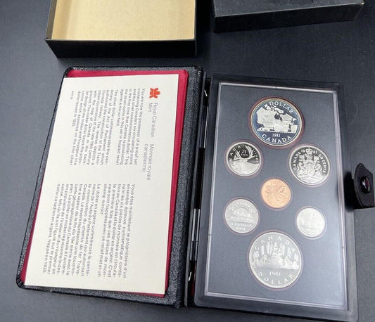 1981 Canada Double Dollar Proof Set Royal Canadian Mint RCM OGP