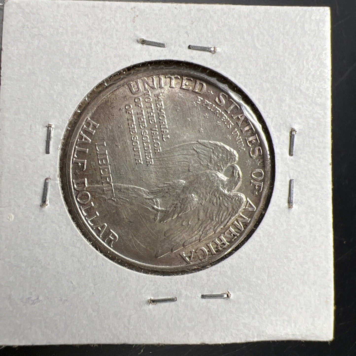 1925 Stone Mountain Classic Commem Silver Half Dollar UNC Toned Obverse