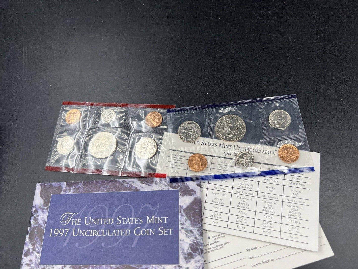 1997 P & D Mint Set BU Unc Coins United States US Mint OGP