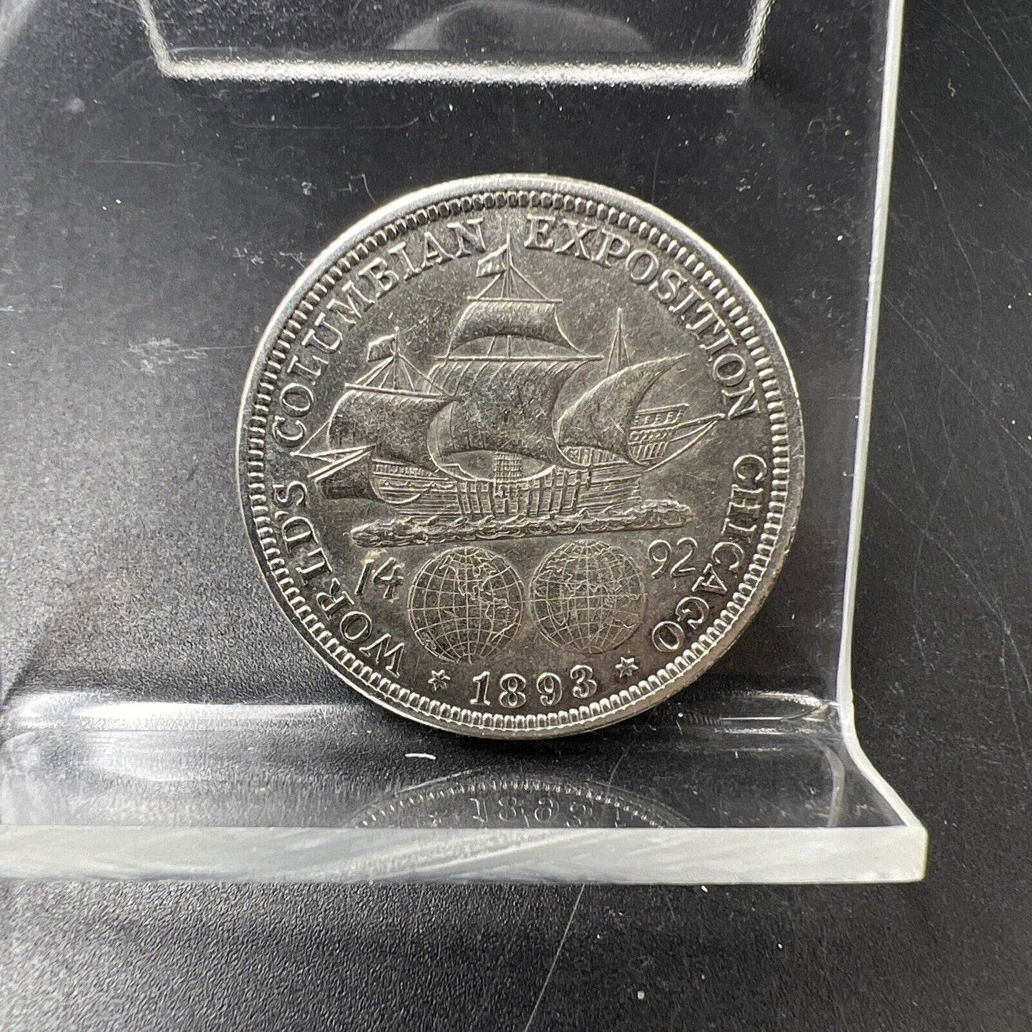 1893 Columbian Classic Commemorative Silver 50c Half Dollar Coin XF EF DETAILS