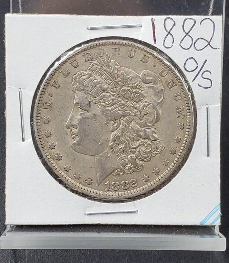 1882 O O/S $1 Morgan Silver Eagle Dollar Variety OMM XF EF Extra Fine Nice Circ