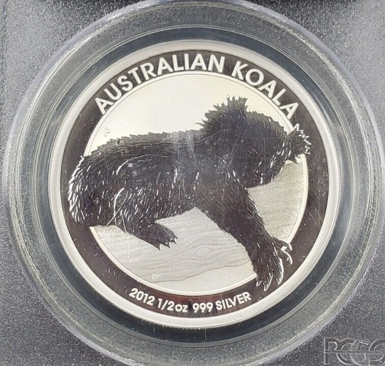 2012 P Australian Koala  1/2 Oz C Australia PCGS SP69 First Strike Flag Holder