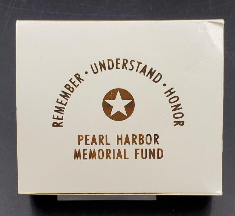 Pearl Harbor Memorial Fund 75th Anniversary  Medal With Original Case & C.O.A.