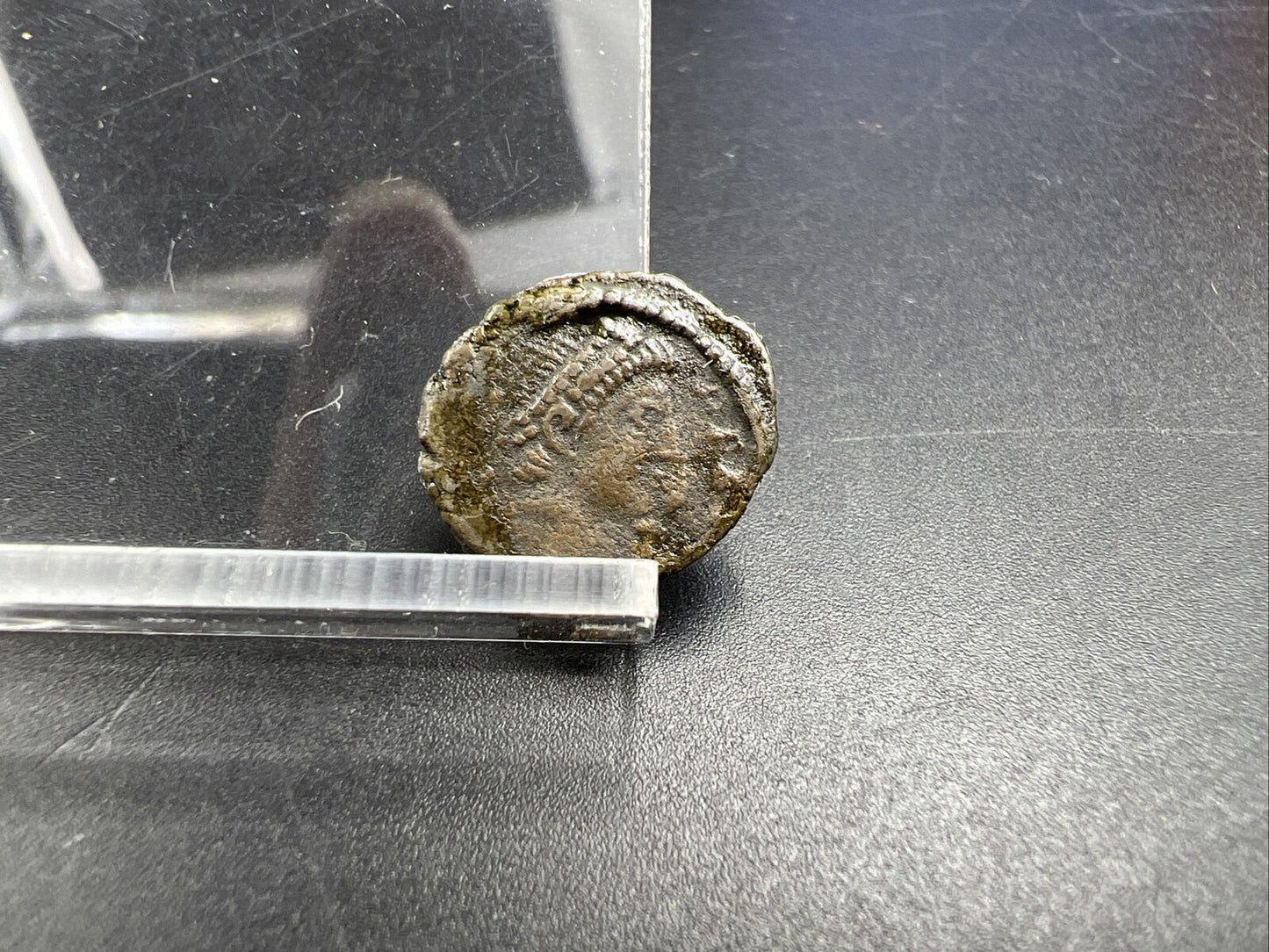 Ancient Roman Bronze Coin Circulated condition uncleaned - SKU #A12723A