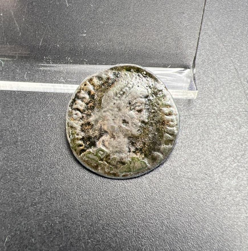 Ancient Roman Bronze Coin Circulated condition uncleaned - SKU #12723E
