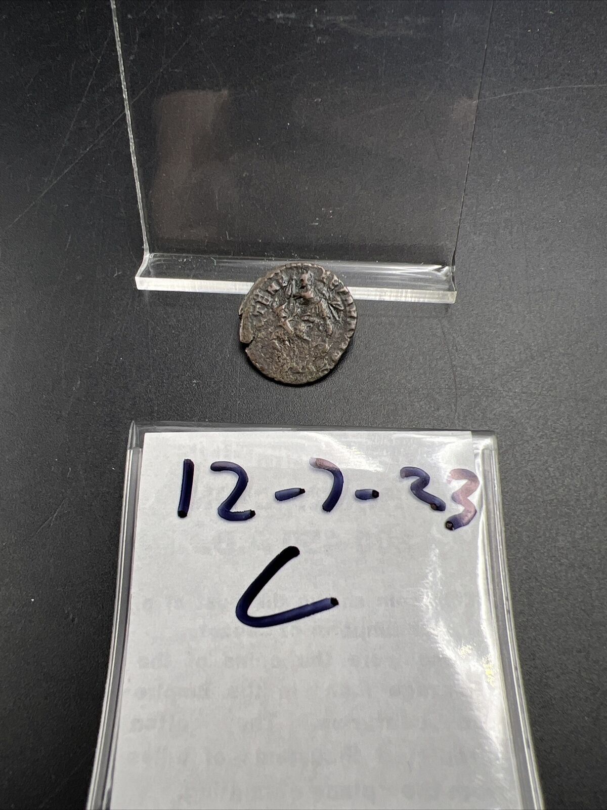 Ancient Roman Bronze Coin Circulated condition uncleaned - SKU #C12723C