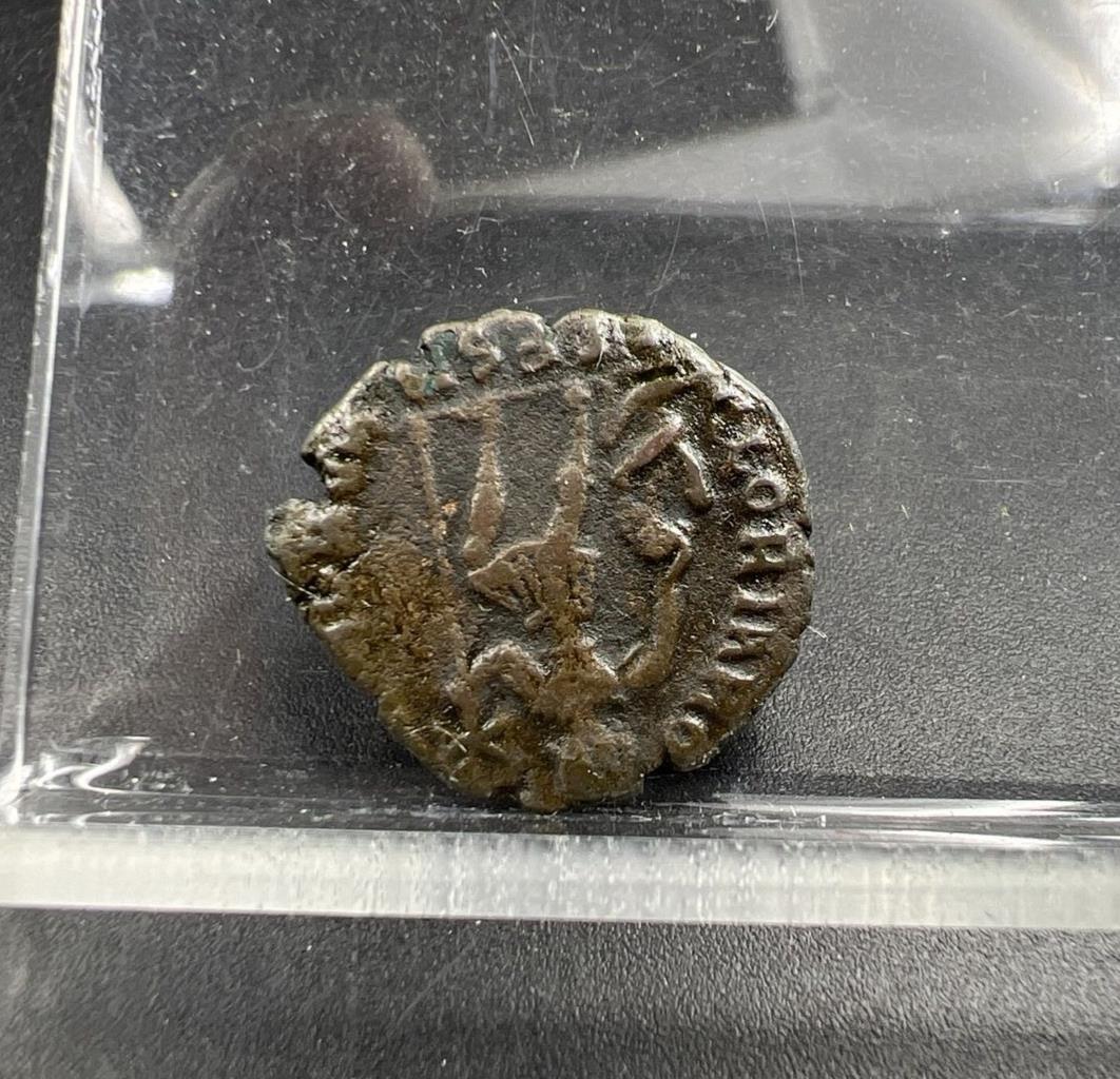 Ancient Roman Bronze Coin Circulated condition uncleaned - SKU #AB121623AB