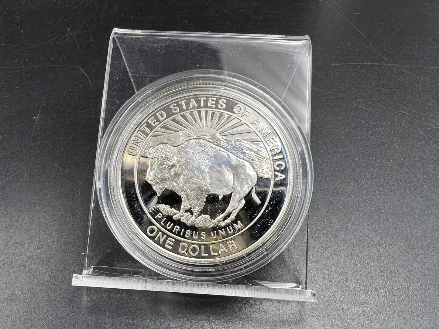 1999 P $1 Bison Yellowstone Park Silver Commemorative Dollar Coin GEM Proof