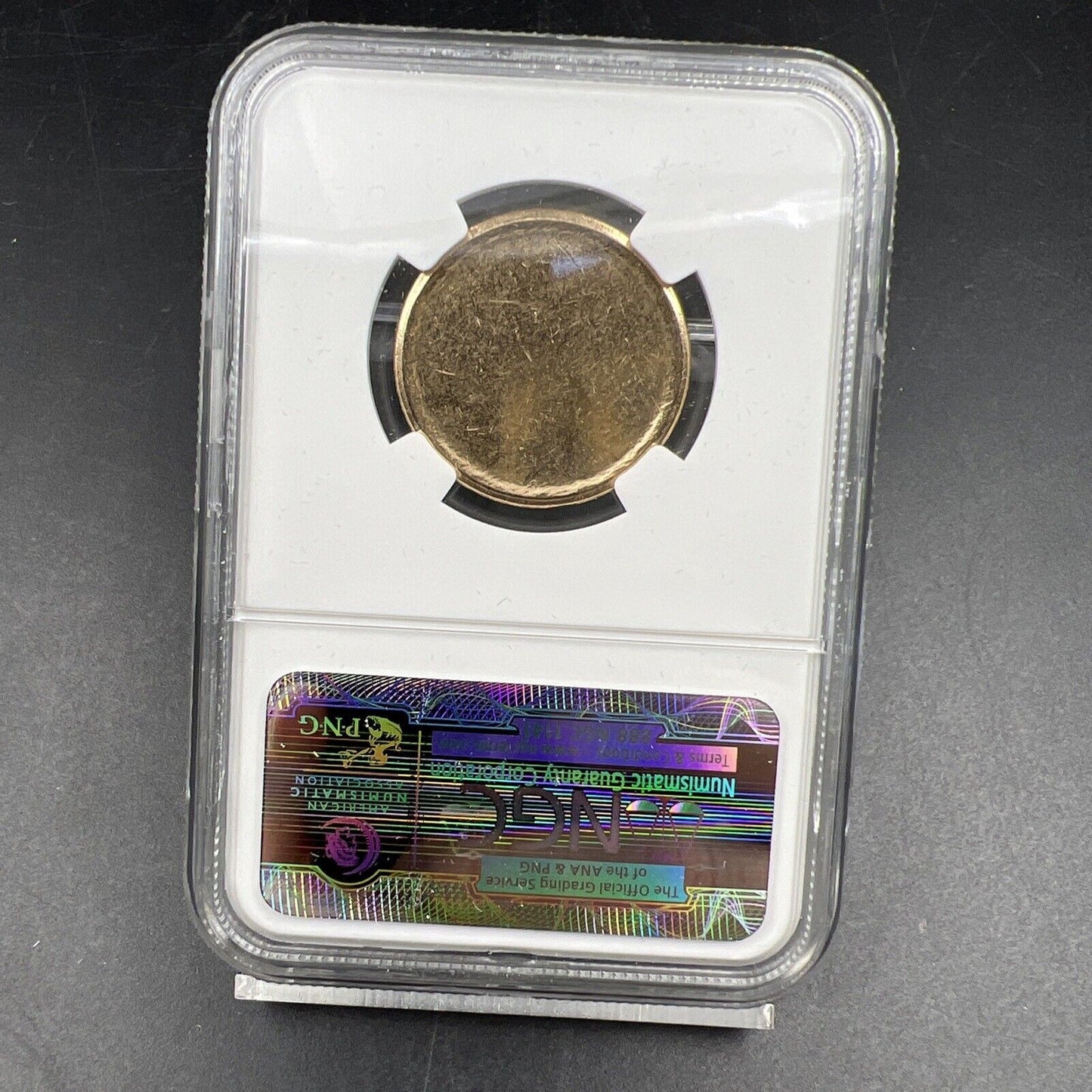 Mint Error 2000-2010 $1 Planchet NGC Blank Brass Dollar CERTIFIED Coin