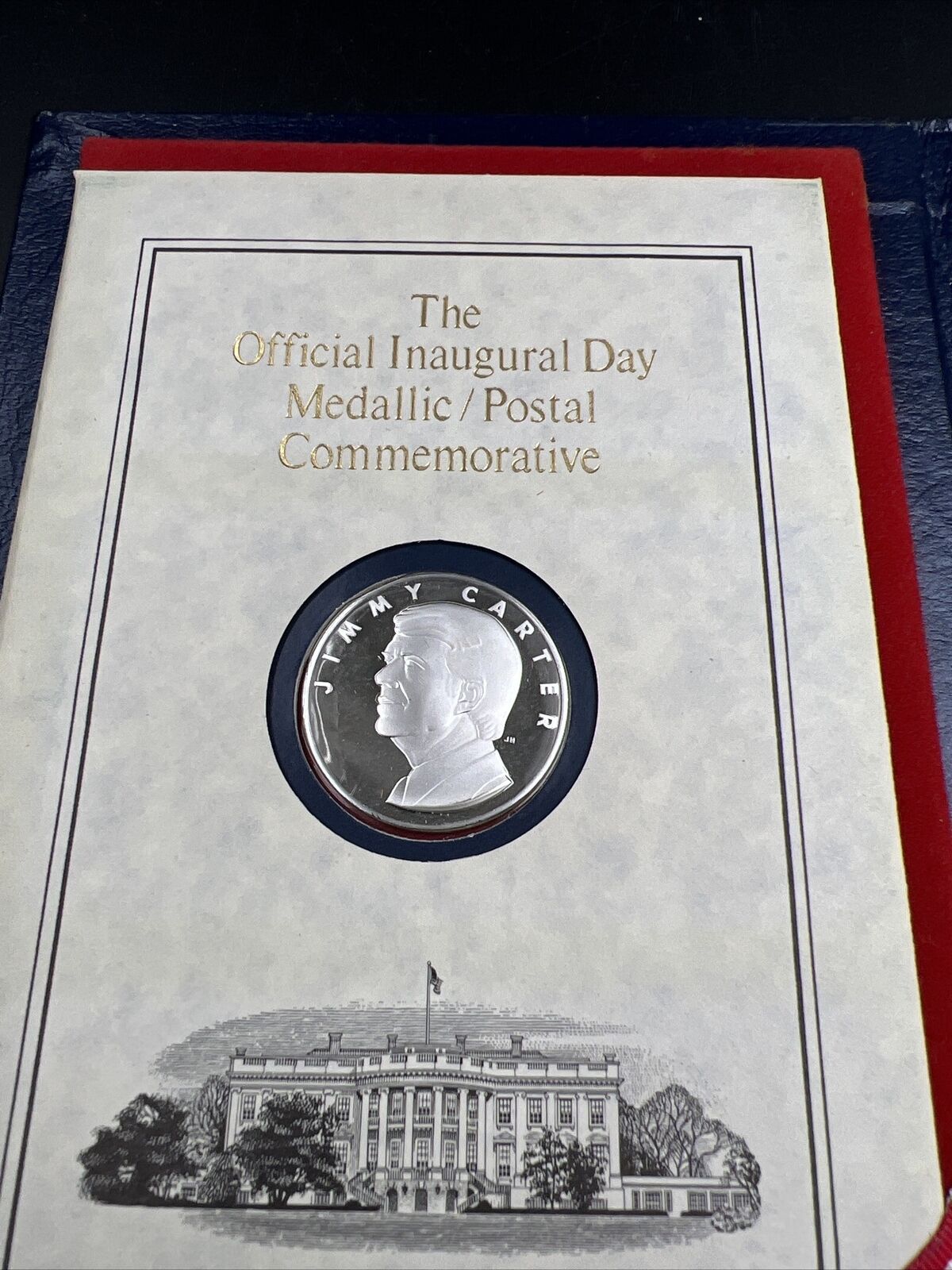 Jimmy Carter 1977 The Official Inaugural Day Medallic Postal Commemorative Coin