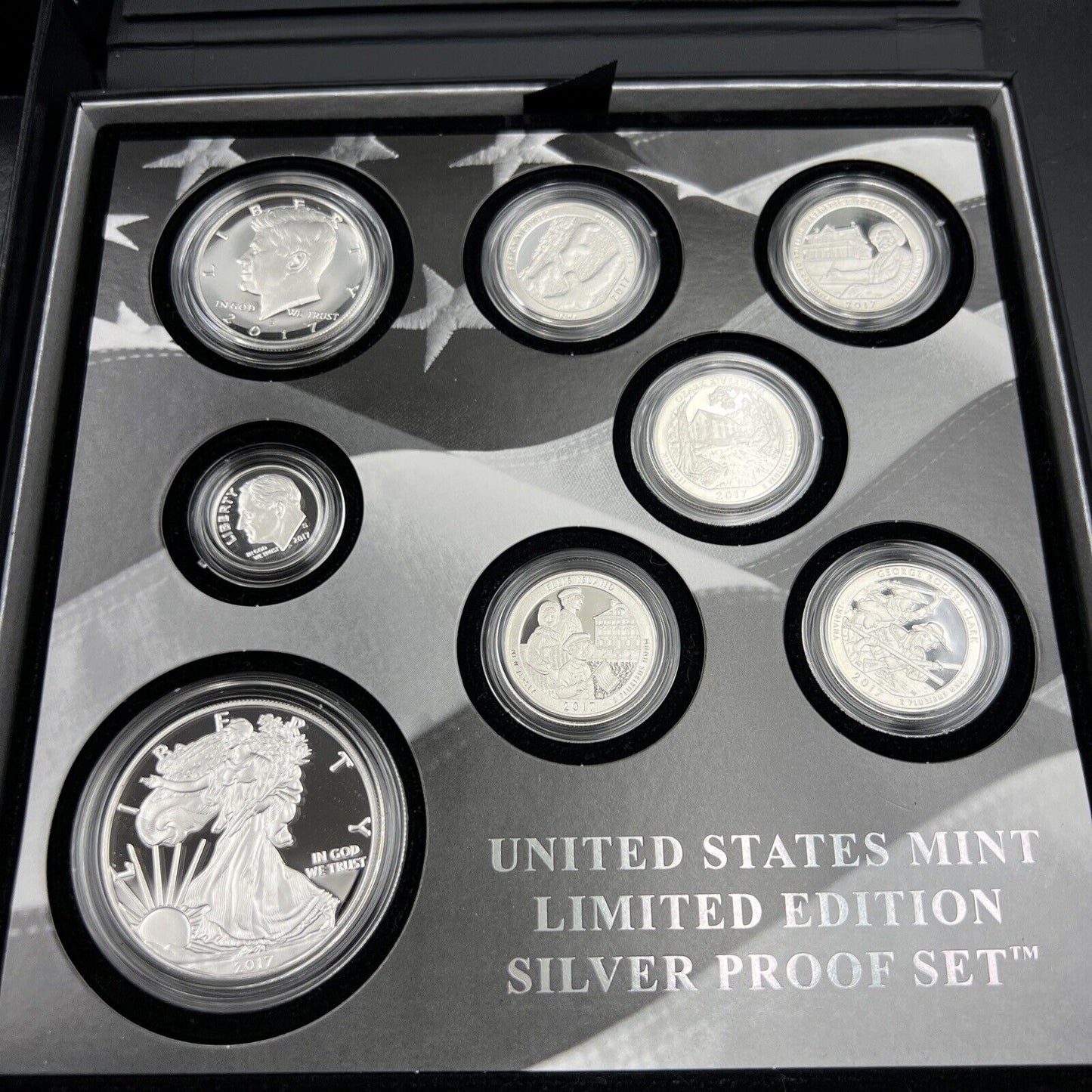 2017 United States Mint Limited Edition Silver Eagle Proof Set w/ Box & COA