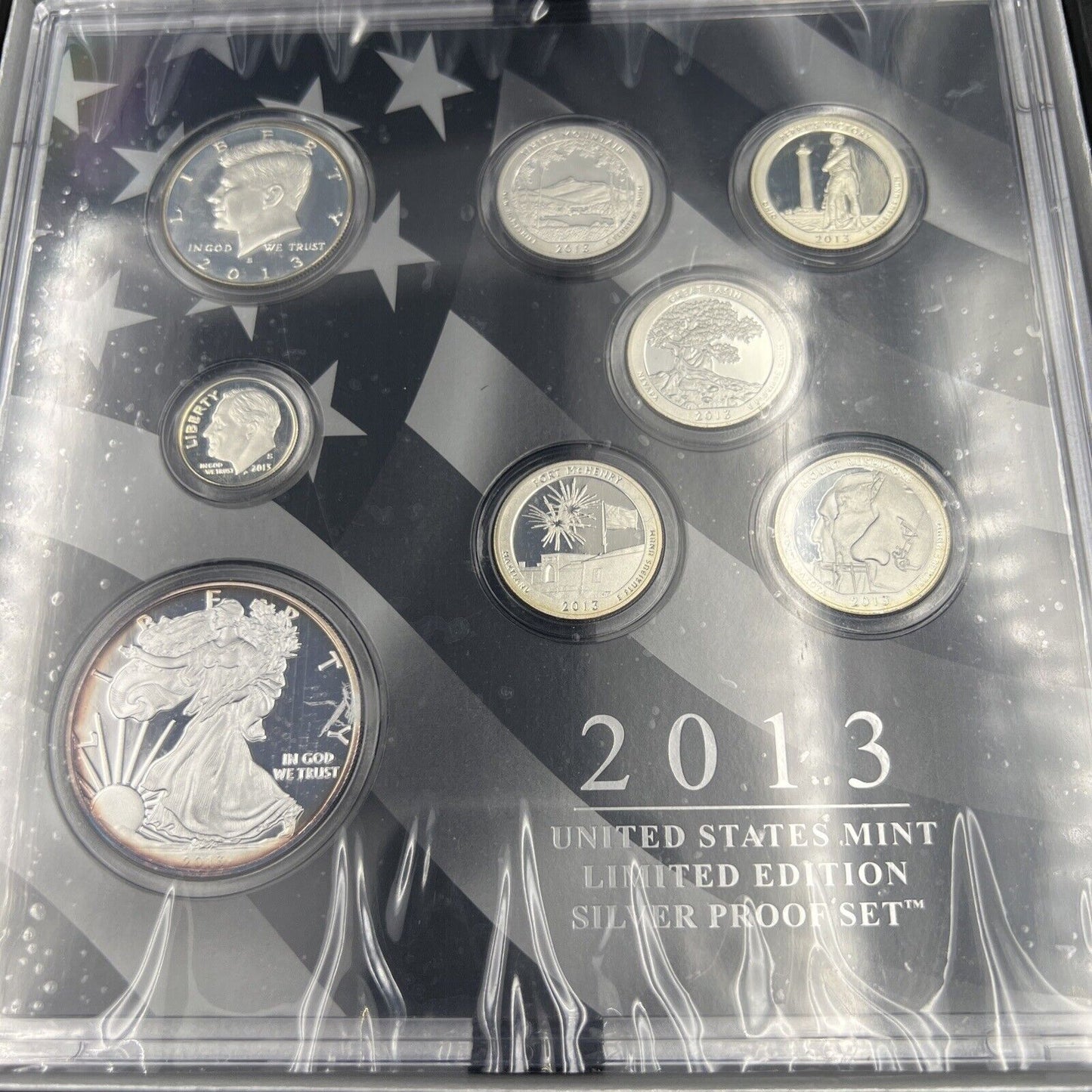 2013 United States Mint Limited Edition Silver Eagle Proof Set w/ Box & COA #2