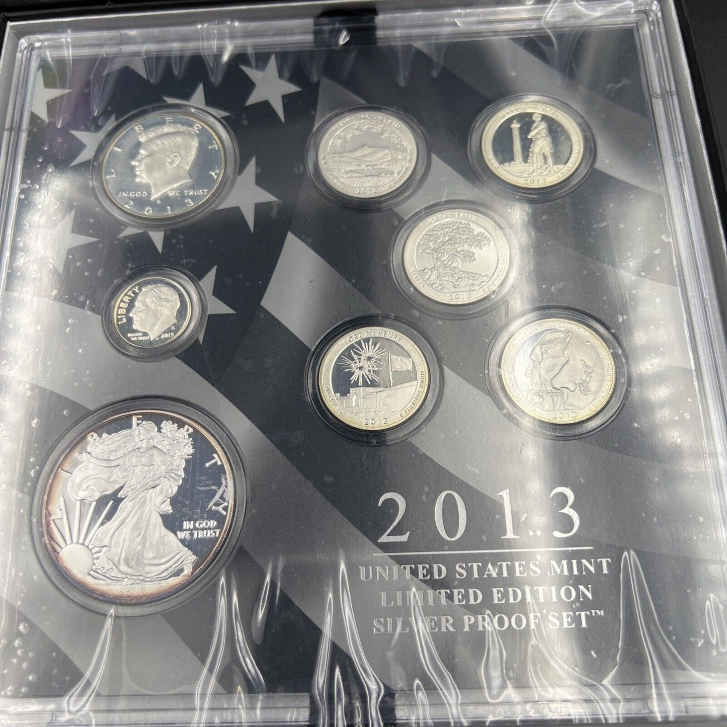 2013 United States Mint Limited Edition Silver Eagle Proof Set w/ Box & COA #2