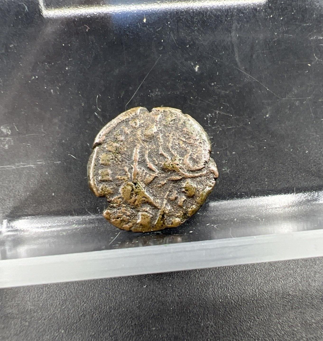 Ancient Roman Bronze Coin Circulated condition uncleaned - SKU #CF1124CF
