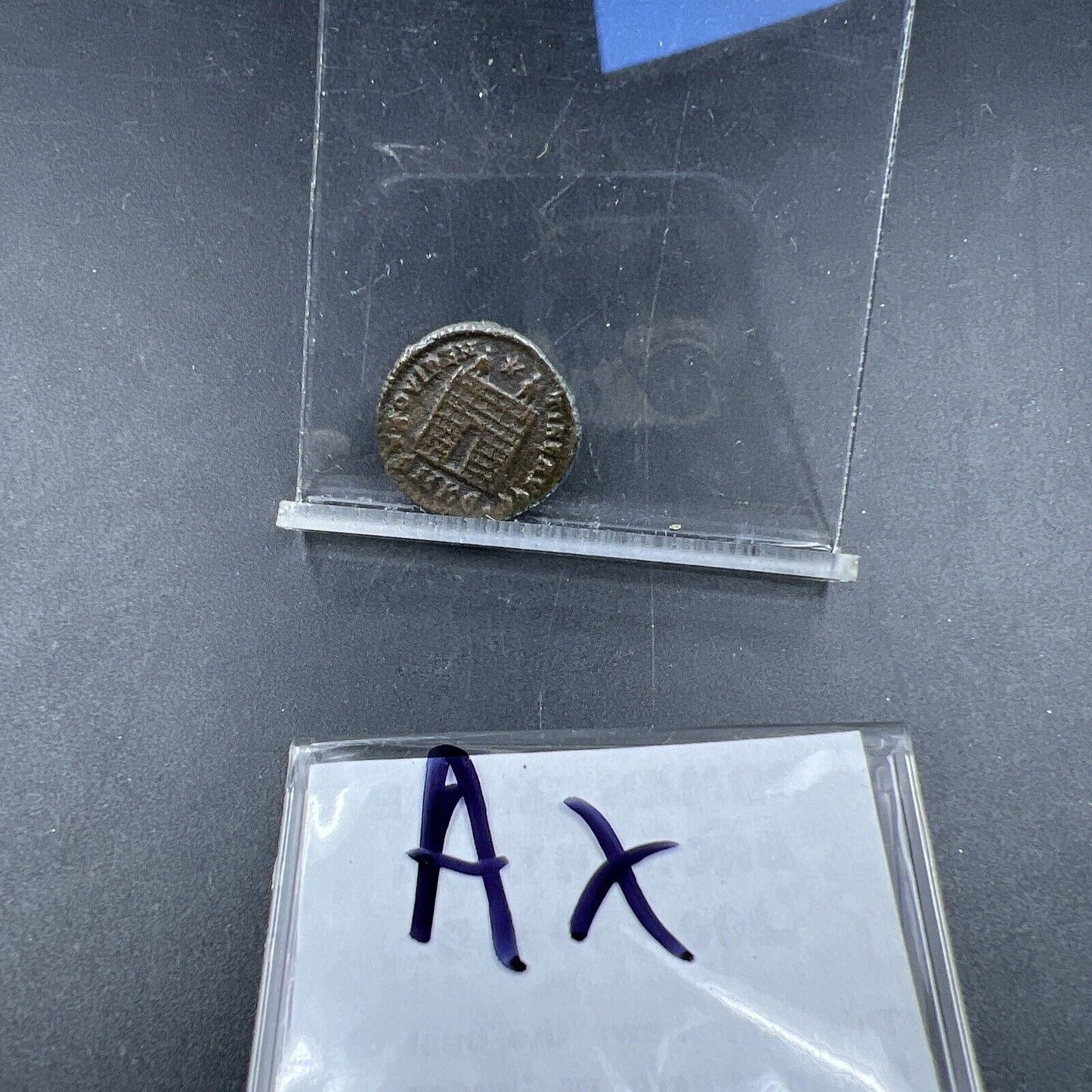 Ancient Roman Bronze Coin Circulated condition uncleaned - SKU #24AX1124