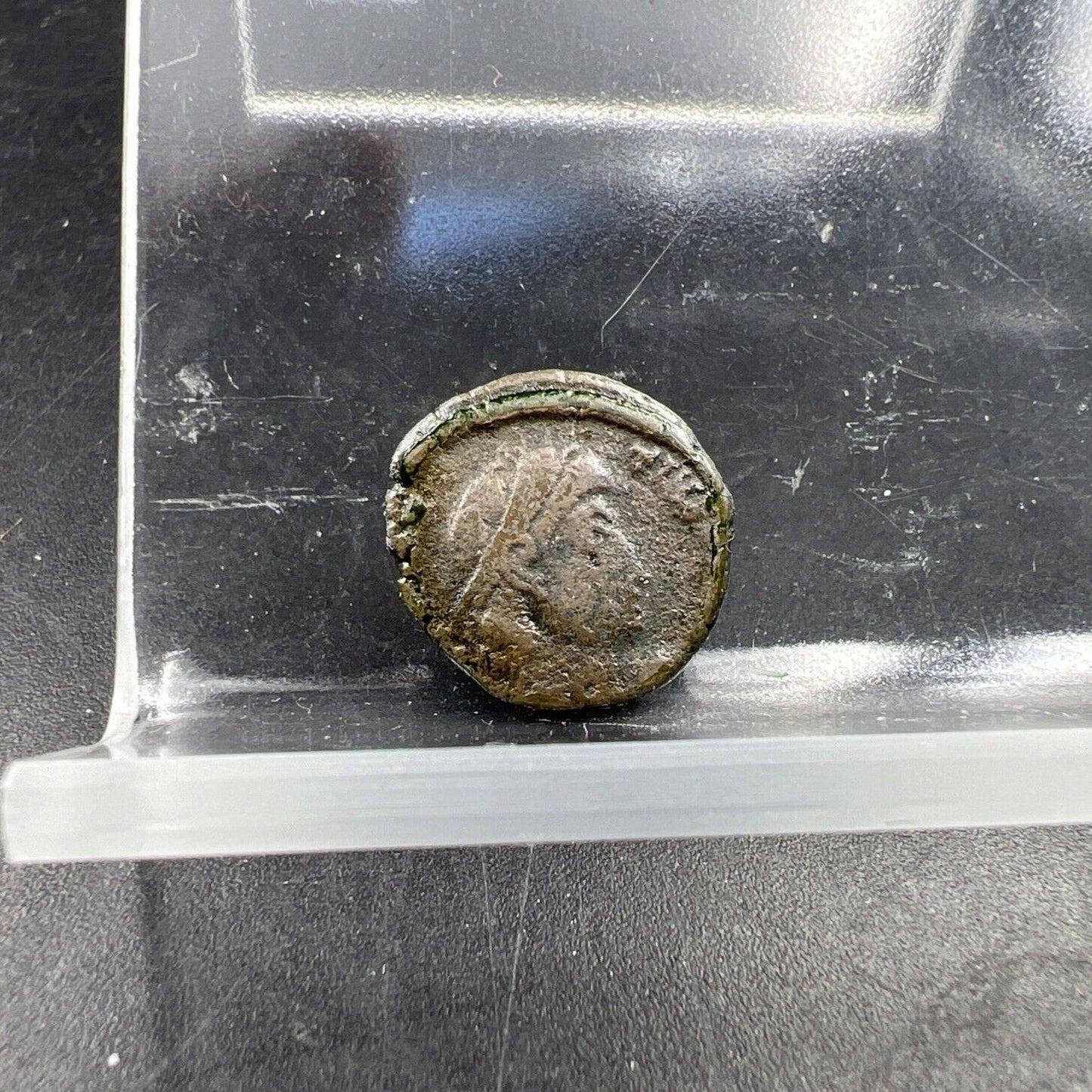 Ancient Roman Bronze Coin Circulated condition uncleaned - SKU #LD1124LD