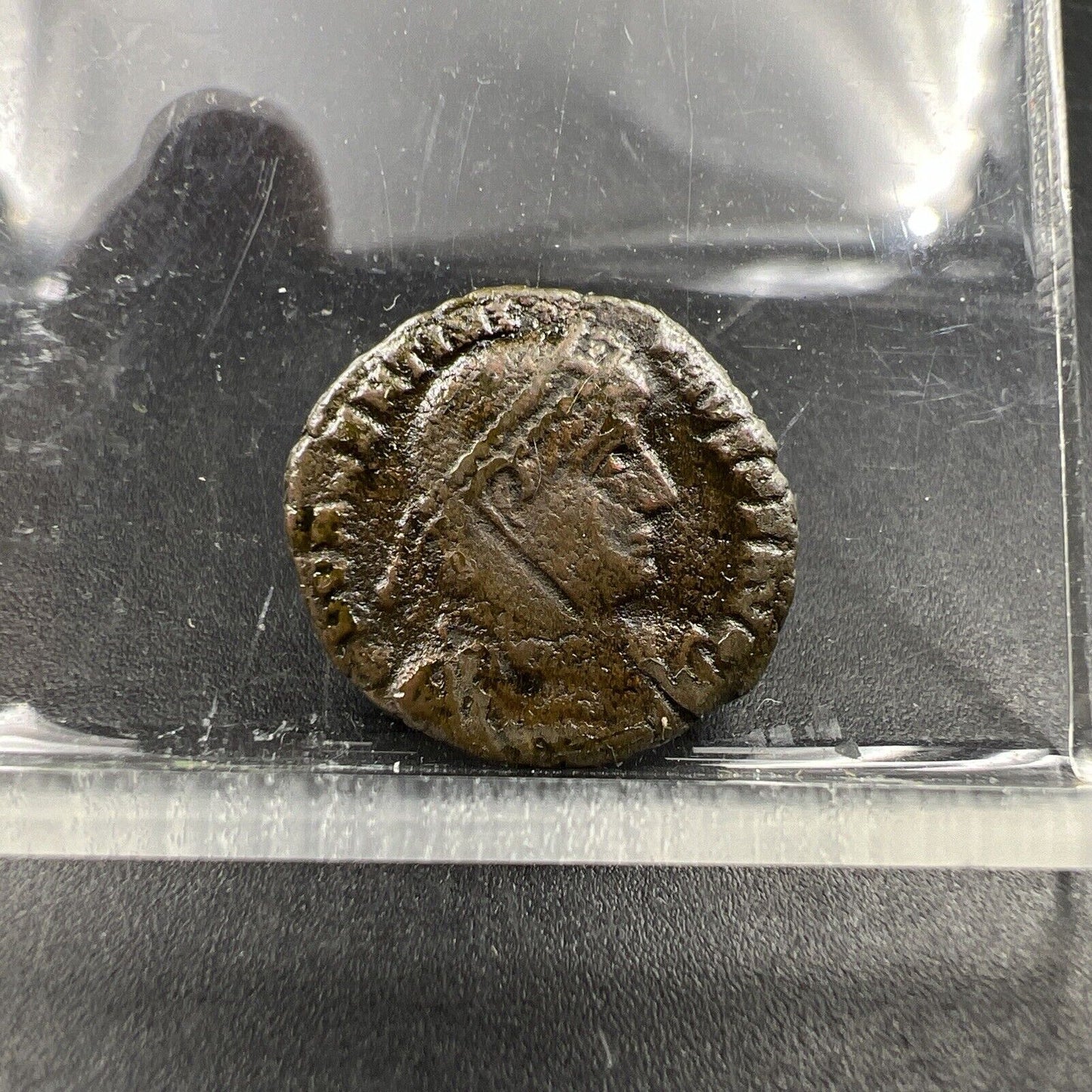 Ancient Roman Bronze Coin Circulated condition uncleaned - SKU #BAA11324BAA