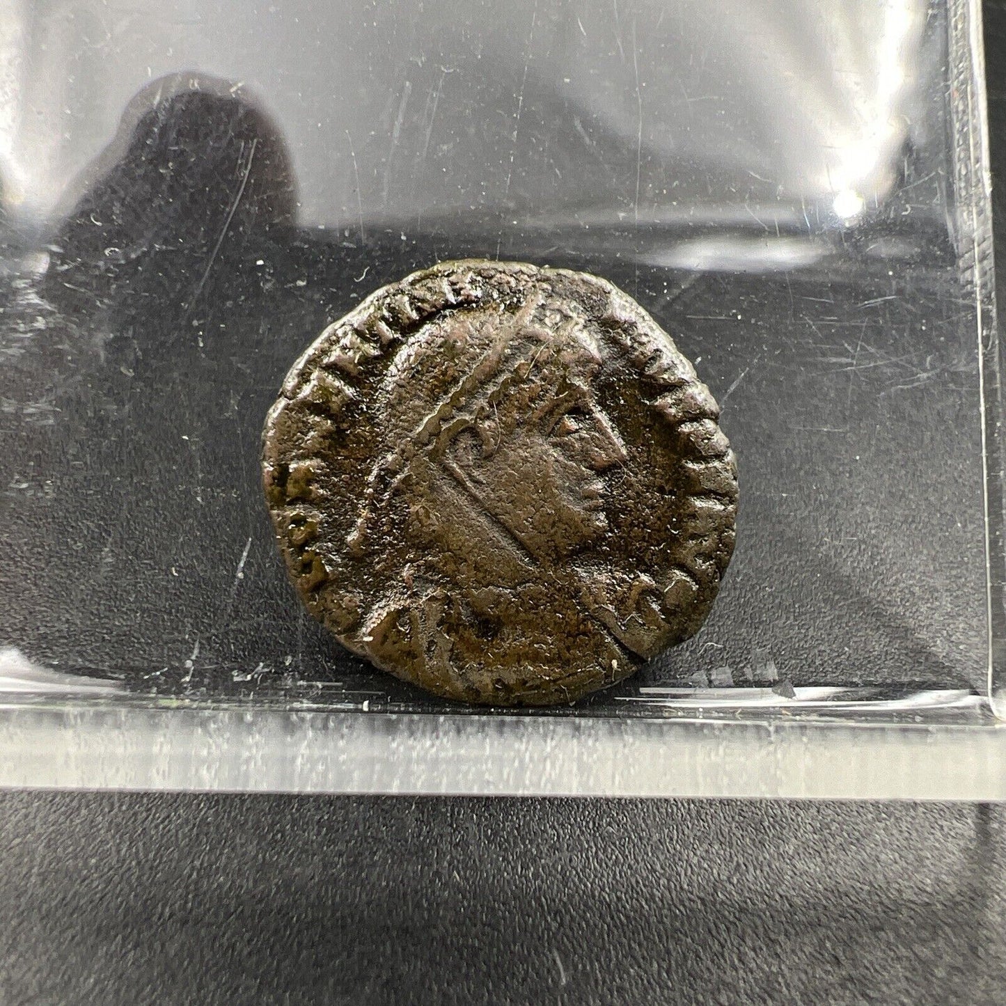 Ancient Roman Bronze Coin Circulated condition uncleaned - SKU #BAA11324BAA