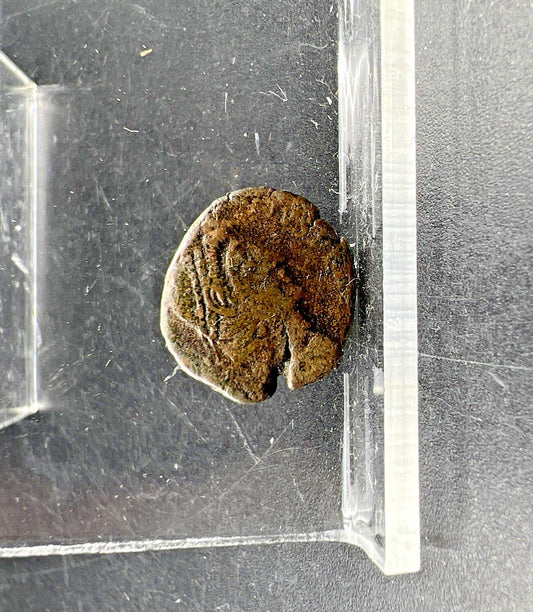 Constantinus I AE 4 Ancient Roman Bronze Coin c. 321 - 383 AD Very Circ #AT24