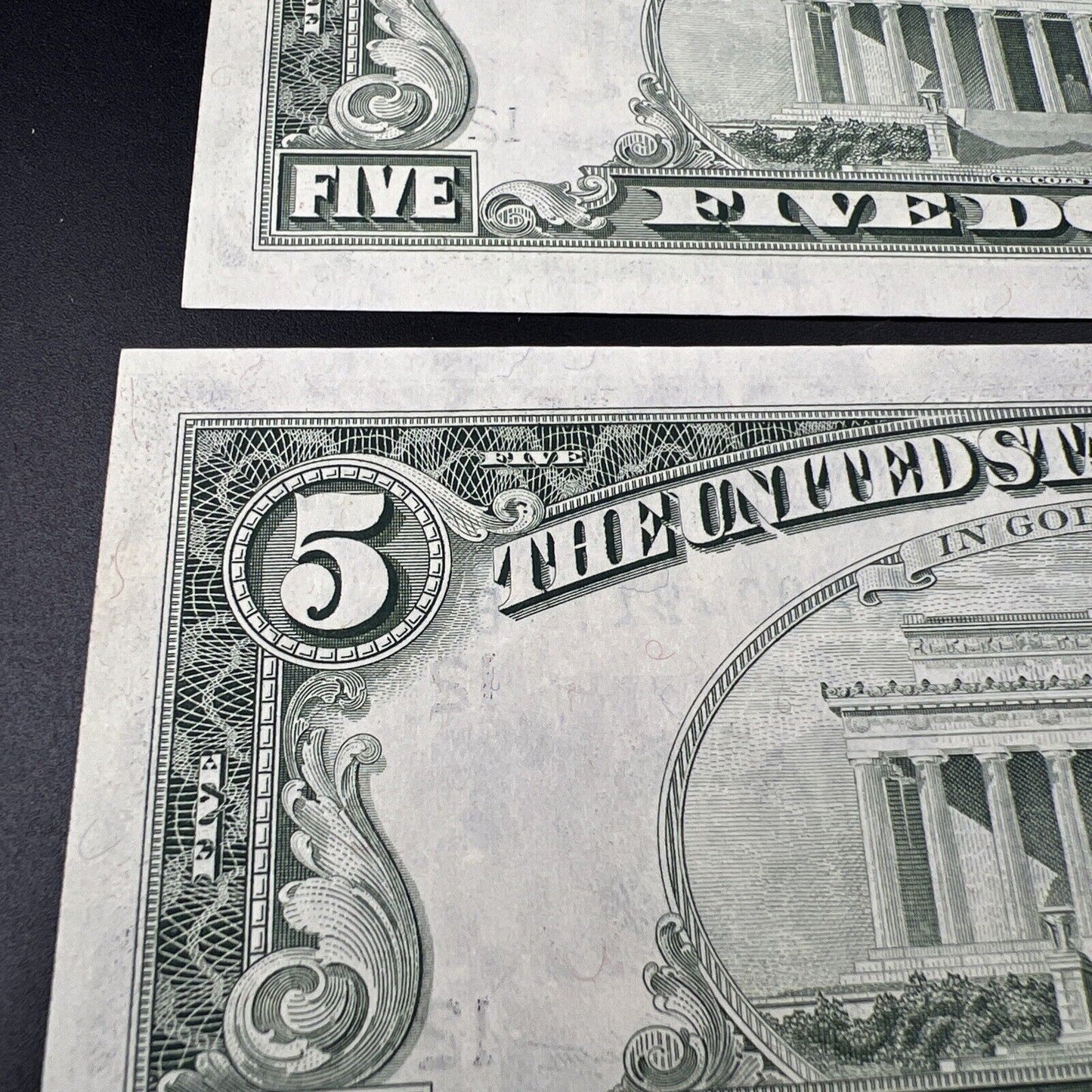 3 Consecutive 1985 $5 FRN Five Dollar Federal Reserve Notes Choice UNC Bills