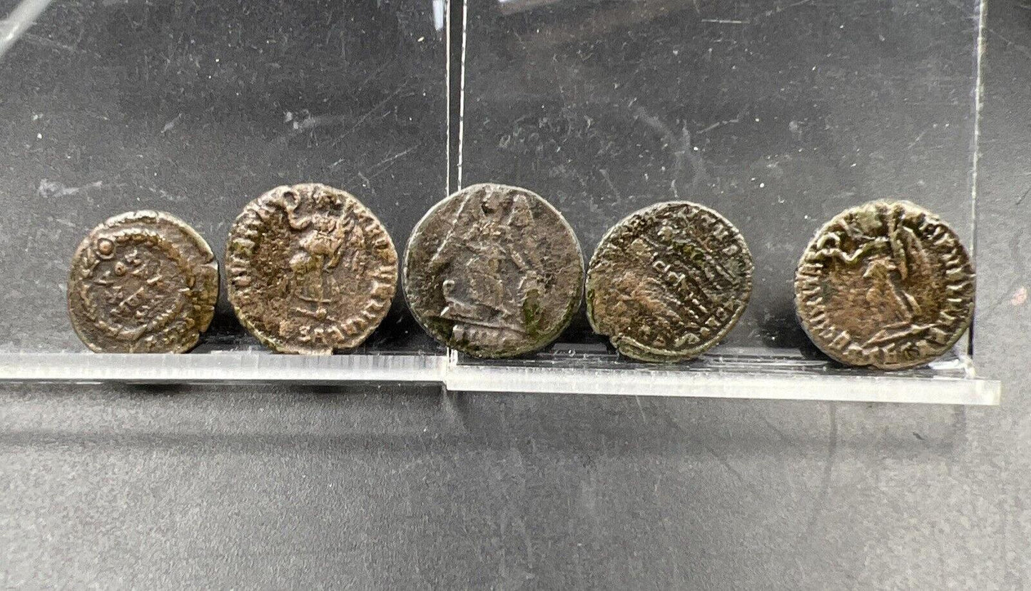 Museum Quality Lot Set of 5 Ancient Roman Coins CH Circ conditions SKU#22324V2AE