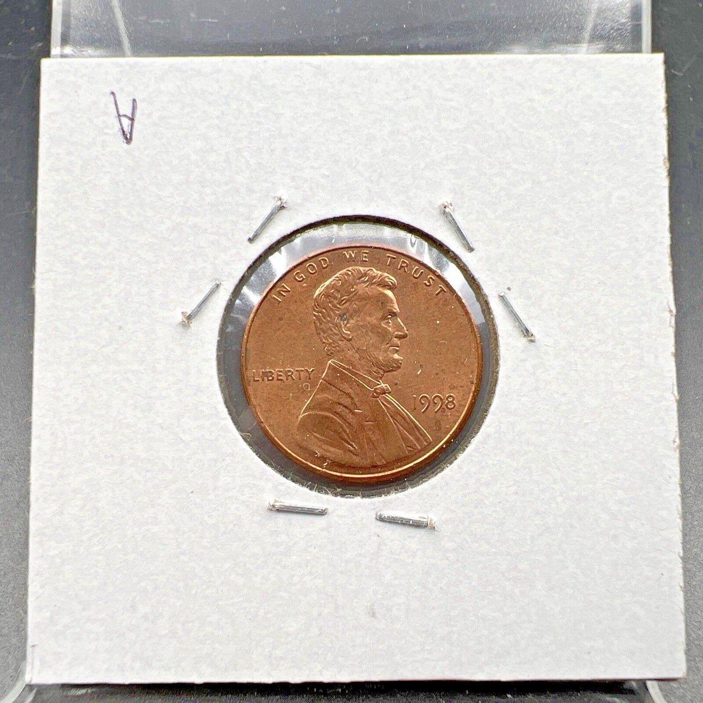 1998 1c Lincoln Memorial One Cent Penny Wide AM Variety CH AU FS-901 #A