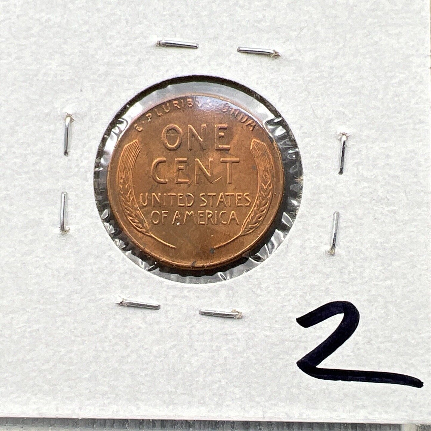 1955 P 1c Lincoln Wheat Cent Penny Coin Poor Man Strike Double Die BU RB #3824Z