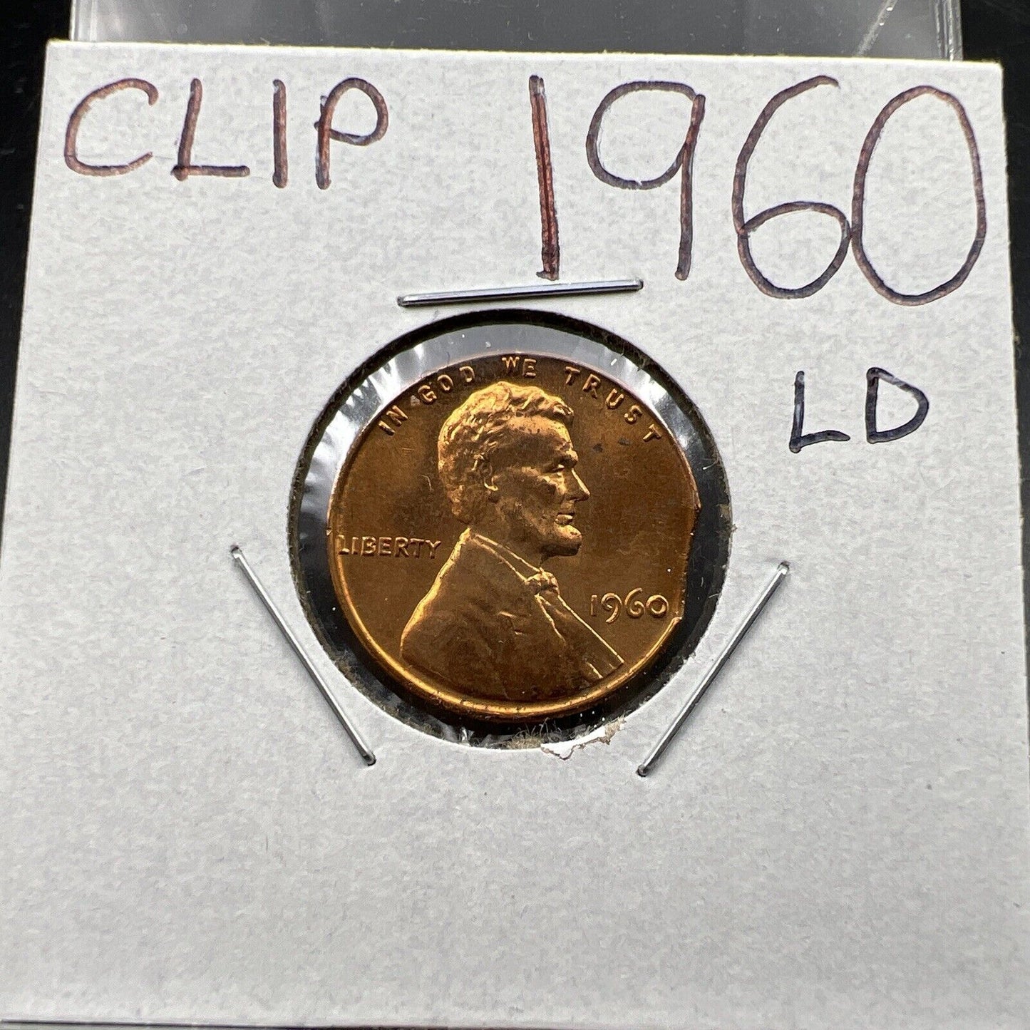 1960 P 1c Lincoln Memorial Cent Penny Choice BU UNC Clipped Planchet Error