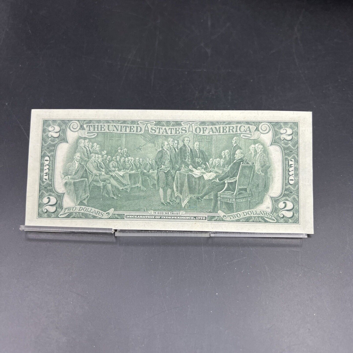 1976 $2 Two Dollar Federal Reserve District K FRN Bicentennial Note CH UNC #103